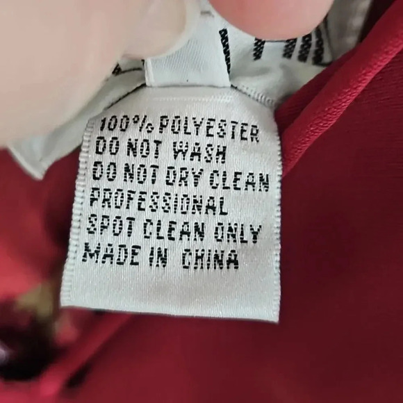 Sherri Hill Strappy holiday Mini Dress Burgundy Size 8 NWT - Picture 7 of 9